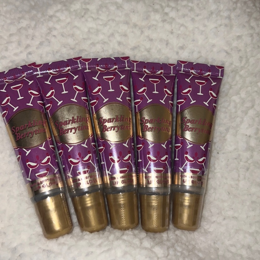 BBW 5pc Sparkling Berrytini lip gloss